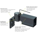 D&D TECH SURECLOSE EASY GATE CLOSER - ALUMINIUM BRKT-7