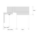 D&D TECH SURECLOSE EASY GATE CLOSER - ALUMINIUM BRKT-9