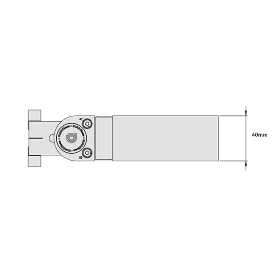 D&D TECH SURECLOSE EASY GATE CLOSER - ALUMINIUM BRKT