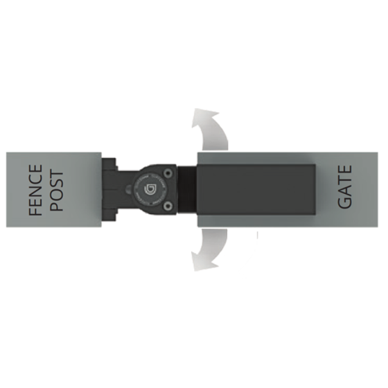 D&D TECH SURECLOSE EASY GATE CLOSER - ALUMINIUM BRKT
