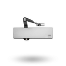 DOOR CLOSER SIZE 2-4 STD ARM BACKCHECK - CLIP ON COVER SILVER-1