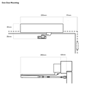 LOCKWOOD DOOR CLOSER SIZE 2-6 STD ARM BACKCHECK - CLIP ON COVER SILVER-6
