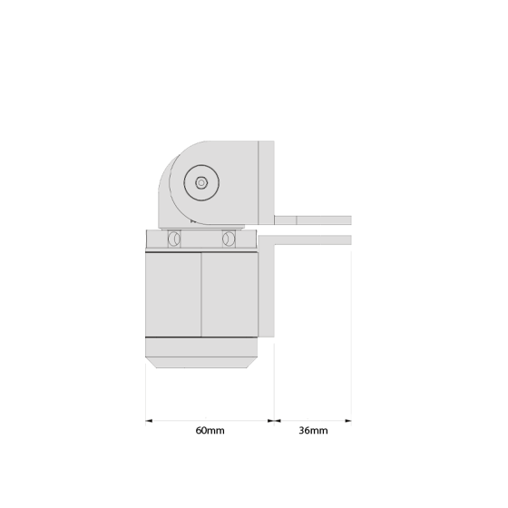 D&D TECH SURECLOSE READYFIT HINGE ONLY WELD-ON RF SM S