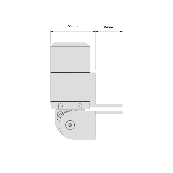 DD TECH SURECLOSE READYFIT SAFETY HINGE/CLOSER WELD-ON RF108SF S