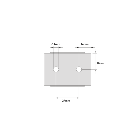 DD TECH SURECLOSE CENTRE MNT HINGE CLOSER WELD-ON 57