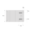 DD TECH SURECLOSE FLUSH MNT SAFETY HYDRAULIC HINGE CLOSER SCREW-ON 57SF AT90-8