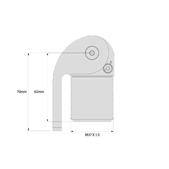DD TECH SURECLOSE FLUSH MNT SAFETY HYDRAULIC HINGE CLOSER SCREW-ON 57SF AT90