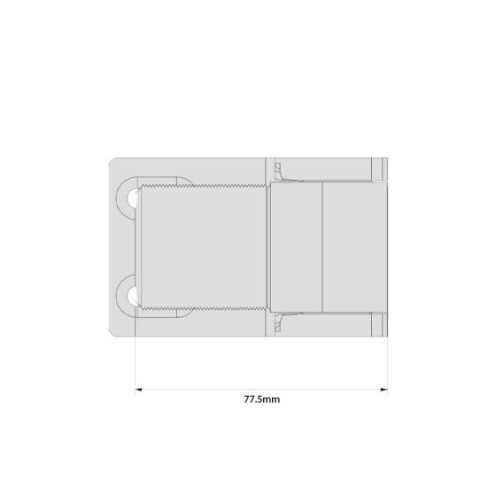 DD TECH SURECLOSE FLUSH MNT SAFETY HYDRAULIC HINGE CLOSER SCREW-ON 57SF AT90