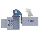 DD TECH SURECLOSE FLUSH MNT SAFETY HINGE CLOSER W/FINAL SANP ACTION SCREW-ON 108SF AT90-4