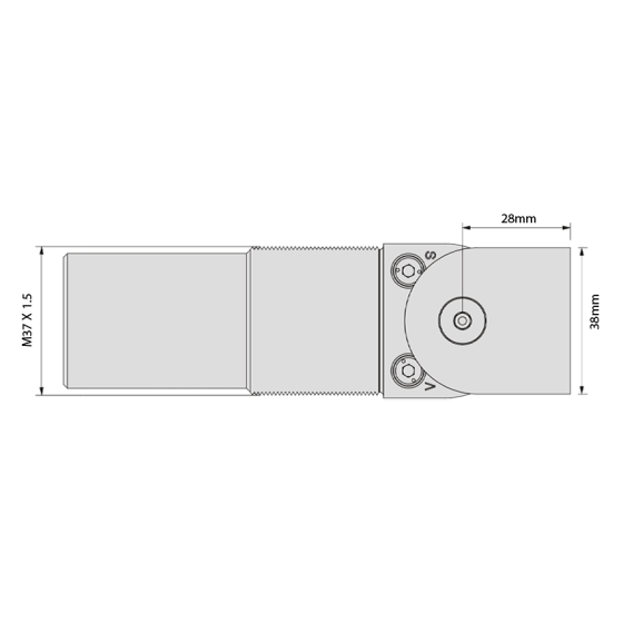 D&D TECH SURECLOSE CENTRE MNT HINGE CLOSER W/FINAL SNAP ACTION WELD-ON 108