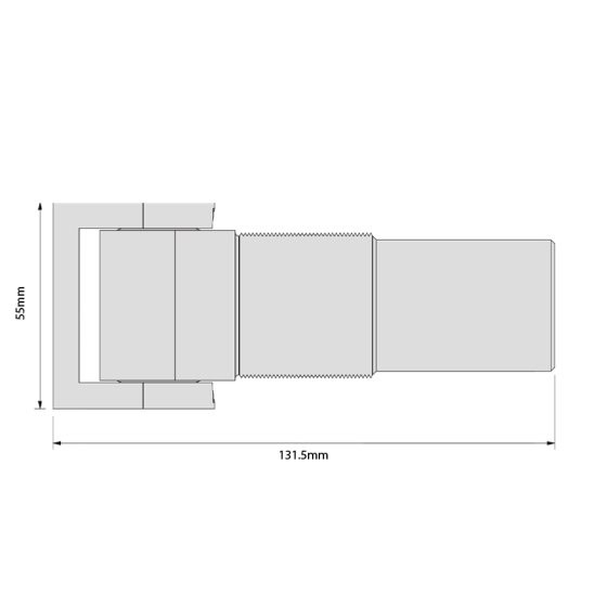 DD TECH SURECLOSE CENTRE MNT SAFETY HINGE CLOSER W/FINAL SNAP ACTION WELD-ON 108SF