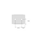 DD TECH SURECLOSE CENTRE MNT SAFETY HINGE CLOSER W/FINAL SNAP ACTION WELD-ON 108SF-2