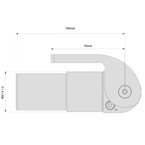 DD TECH SURECLOSE FLUSH MNT SAFETY HINGE CLOSER W/FINAL SANP ACTION WELD-ON 108SF AT90