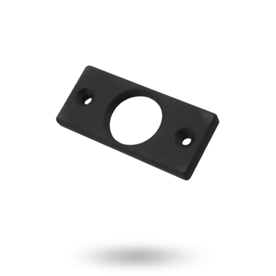 DD TECH SURECLOSE FLUSH MNT RECT POST BRKT - For SCREW ON Hinges