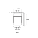 DD TECH SHUTIT BADASS FACE MOUNTING WELD-ON HINGE-6