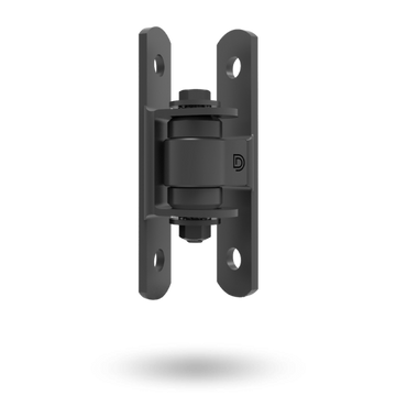 DD TECH SHUTIT BADASS STEEL TO STEEL BOLT-ON HINGE BLACK POWERED COATED