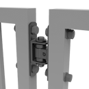 DD TECH SHUTIT BADASS STEEL TO STEEL BOLT-ON HINGE BLACK POWERED COATED-2