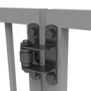 DD TECH SHUTIT BADASS FACE MOUNT BOLT-ON HINGE BLACK POWERED COATED-4