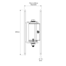 DD TECH SHUTIT BADASS SELF-CLOSING CTR MOUNT BOLT-ON HINGE-4