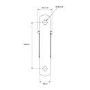 DD TECH SHUTIT BADASS SELF-CLOSING CTR MOUNT BOLT-ON HINGE-3