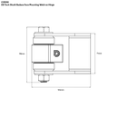 DD TECH SHUTIT BADASS SELF-CLOSING FACE MNT WELD-ON HINGE SET-6