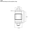 DD TECH SHUTIT BADASS SELF-CLOSING FACE MNT WELD-ON HINGE SET-7