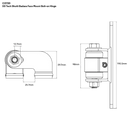 DD TECH SHUTIT BADASS SELF CLOSING FACE MNT BOLT-ON HINGE SET-7