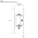 DD TECH SHUTIT BADASS SELF-CLOSING CTR MNT BOLT-ON HINGE SET-5