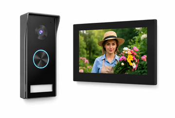 ENTREX 2-Wired Video Intercom with Call Button & Smart App Access