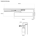 DOOR CLOSER SIZE 2-6 STD ARM BACKCHECK DELAYED ACTION SILVER-8