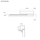 DOOR CLOSER SIZE 2-6 SLIDE RAIL BACKCHECK DELAYED ACTION SILVER-6