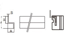 Gate Guide Channel Track for Sliding Gate Guide Block and Channel - 3M | Beninca Gate ...