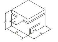 BLACK Sliding Gate Guide Block and Channel