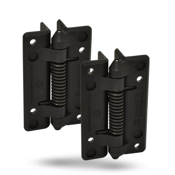 D&D TECH KWIKFIT POLYMER GENERAL PURPOSE SELF-CLOSING HINGE