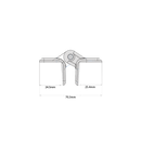 D&D TECH KWIKFIT POLYMER GENERAL PURPOSE SELF-CLOSING HINGE-5