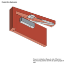 LW HYDRAULIC DOOR CLOSER SILVER-7