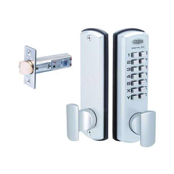 DX KPAD WITH 530 LATCH - SATIN CHROME