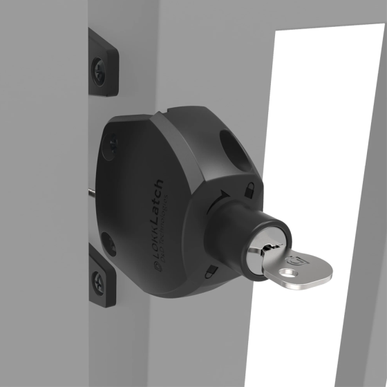 DD TECH LOKKLATCH SERIES 3 LATCH AND EXT ACCESS KIT BLACK