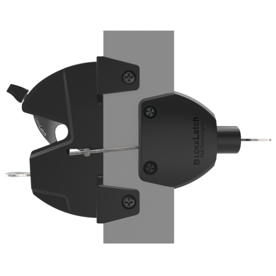 DD TECH LOKKLATCH SERIES 3 LATCH AND EXT ACCESS KIT BLACK