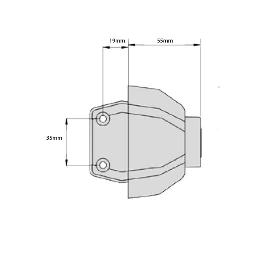 D&D TECH LOKKLATCH DELUXE 3 - SHORT BOLT WITH TRUECLOSE HINGES