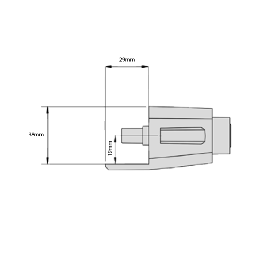 D&D TECH LOKKLATCH DELUXE 3 - SHORT BOLT WITH TRUECLOSE HINGES
