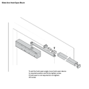 DOOR CLOSER SIZE 2-6 SLIDE RAIL BACKCHECK DELAYED ACTION SILVER-5