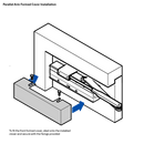 DOOR CLOSER SIZE 2-6 SLIDE RAIL BACKCHECK DELAYED ACTION SILVER-9