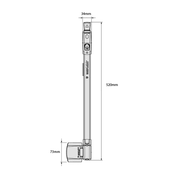 D&D TECH MAGNALATCH TOP PULL SERIES W/TRUCLOSE HINGE Kit