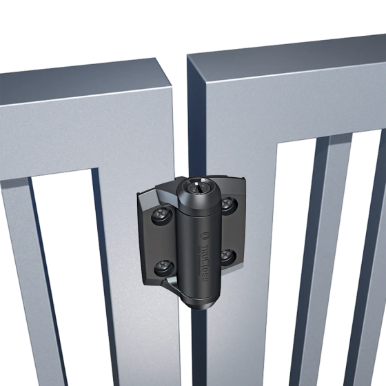 D&D TECH TRUCLOSE TCA1 REG HINGE - BLK TRIM