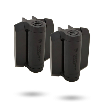 D&D TECH TRUCLOSE TCHD1A HVY DUTY HINGE - 2 ALIGN LEG BLK TRIM