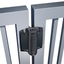 D&D TECH TRUCLOSE TCHD1A HVY DUTY HINGE - 2 ALIGN LEG BLK TRIM-3