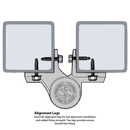 DD TECH TRUCLOSE TCHD1A HVY DUTY HINGE - WHT TRIM WHITE-5