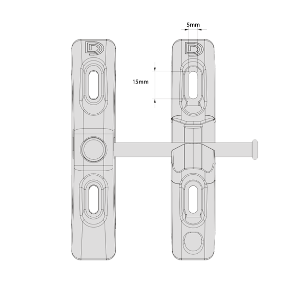 D&D TECH T-LATCH - PADLOCKABLE GRAVITY LATCH