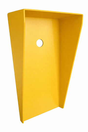 Keypad + Intercom Aluminium Shroud Yellow (Large)